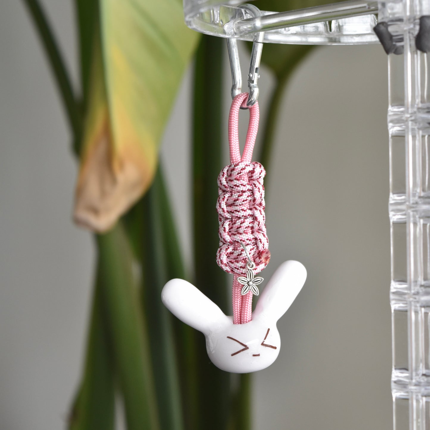 Bunny Flower Charm Pink >.<