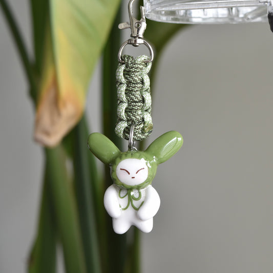 Green Bunny Bow Green Knot