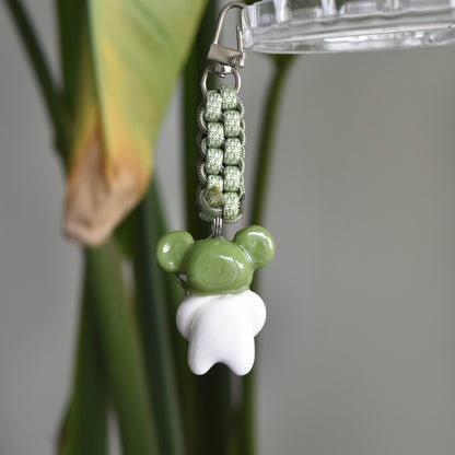 Green Bear Spiral Green Knot
