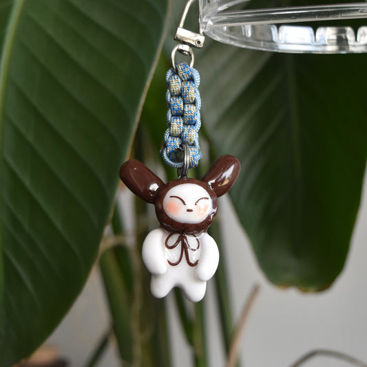 Brown Bunny Blue Box Knot
