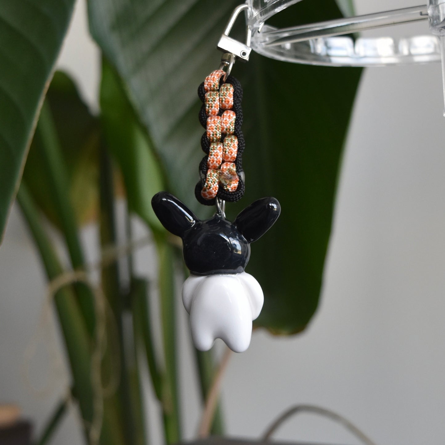 Black Bunny Spiral Orange Box Knot