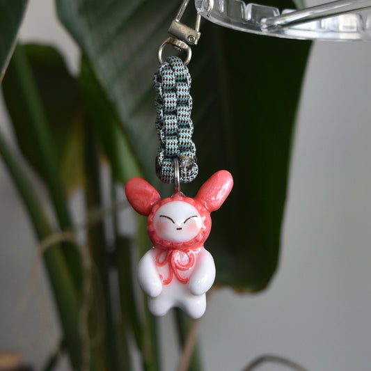 Pink Bunny Bow Blue Box Knot