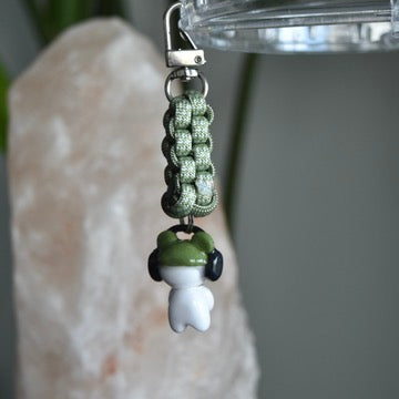 Green Beanie Bear Light Green Knot