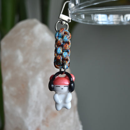 Pink Beanie Bear Multi Knot