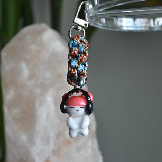 Pink Beanie Bear Multi Knot