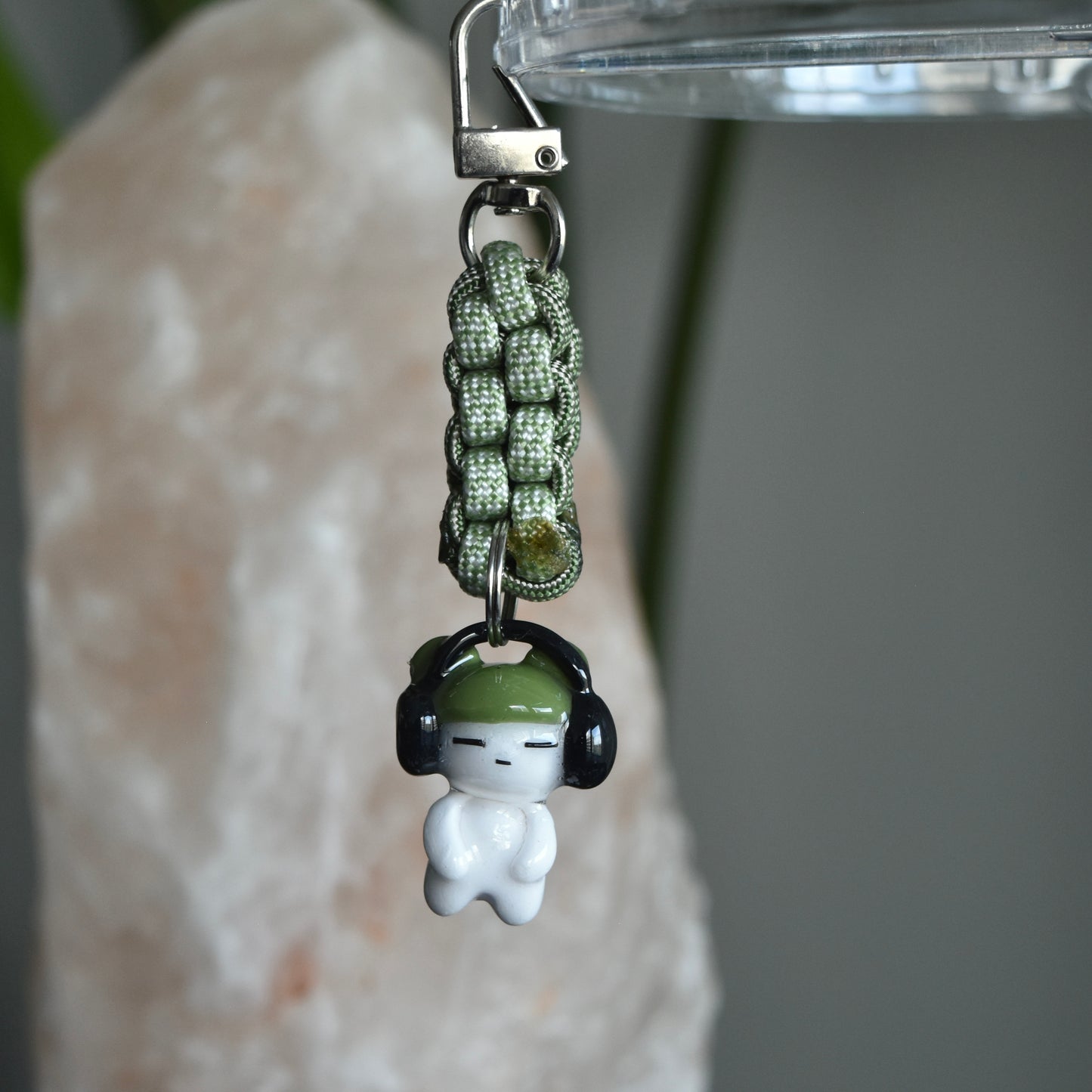 Green Beanie Bear Light Green Knot