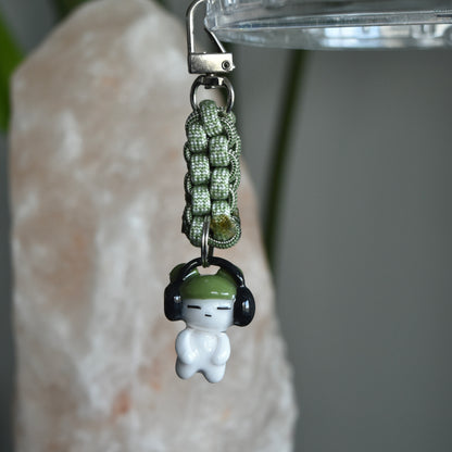 Green Beanie Bear Light Green Knot