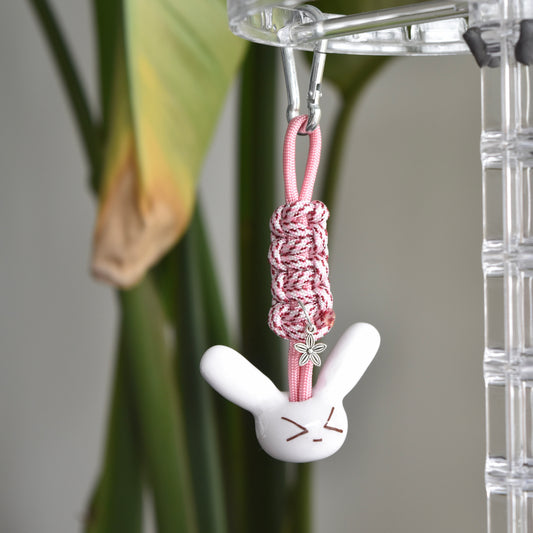 Bunny Flower Charm Pink >.<